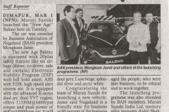 BAN president unveils new age Baleno